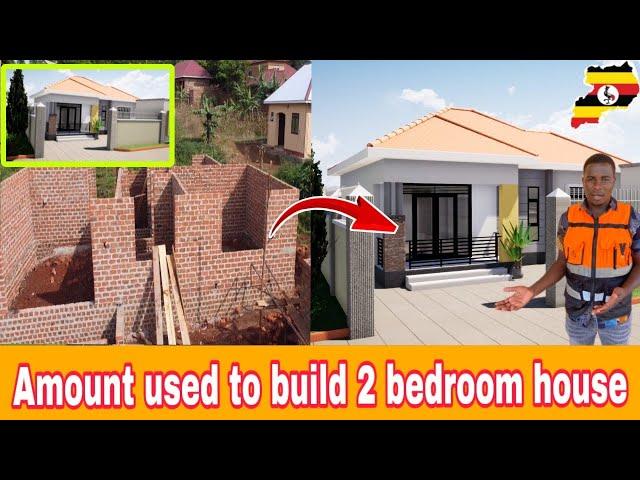 Amount used to build this modern￼ 2 bedroom house in Uganda 2024