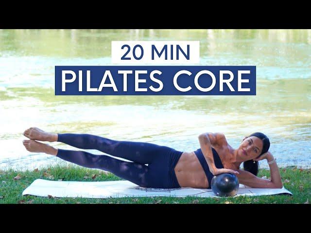 20 MIN PILATES CORE WORKOUT || Pilates Abs With Mini Ball (Intermediate)