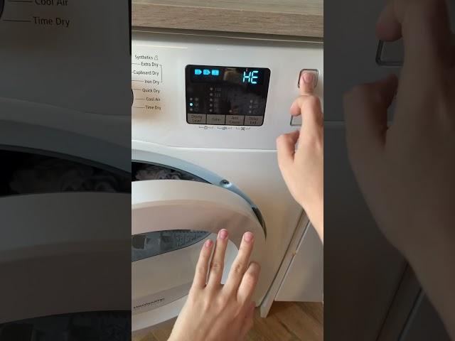 Fix ‘HE’ error code on Samsung heatpump tumble dryer