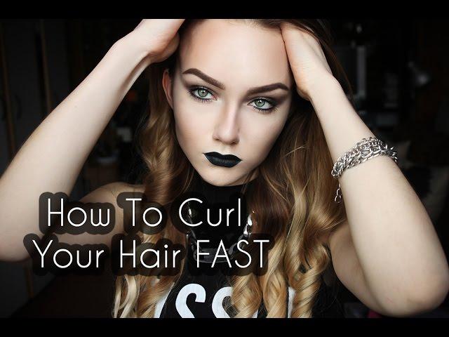 How to curl your hair FAST