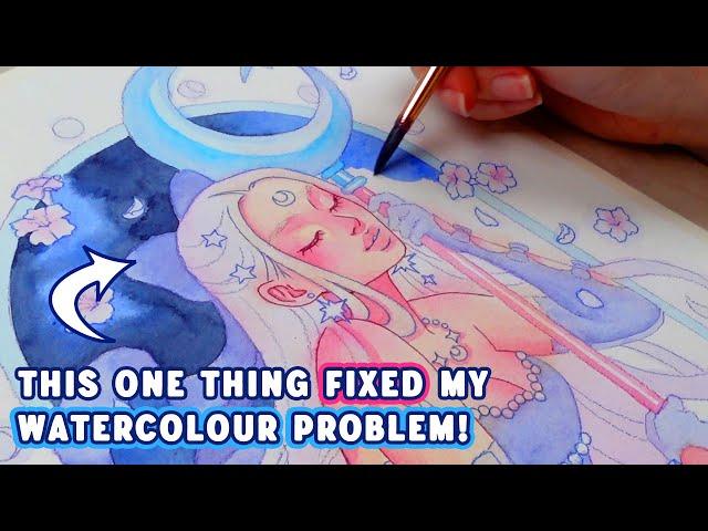 WATERCOLOUR ILLUSTRATION PROCESS | realizing what i was doing "wrong" last year!