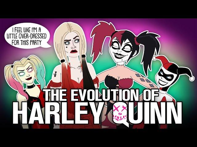 The Evolution Of Harley Quinn (Animated)