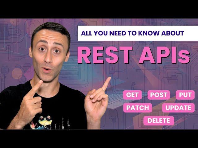 What is a REST API - HTTP Methods and API Types