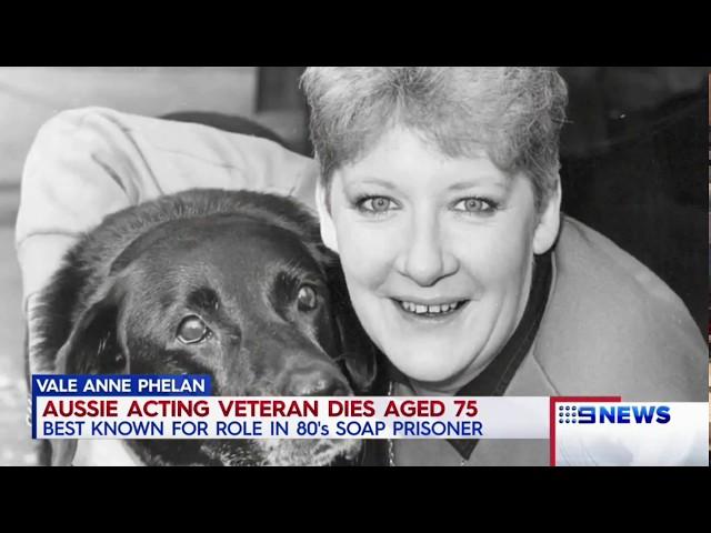 Tribute to Anne Phelan (Australian Actress)  9 News 28 Oct 2019