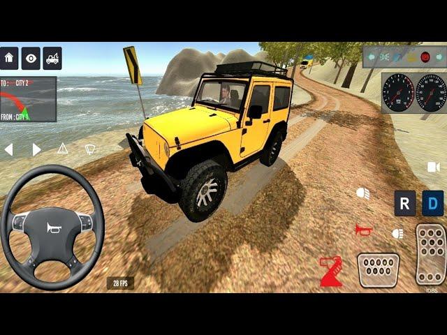 Jeep off road driving | thar offroad | 4×4 road fails jeep | android gameplay | mud jeep challenge