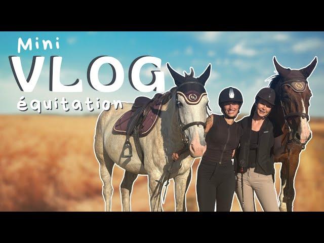 MINI VLOG (je teste l'équitation avec Eloïse)