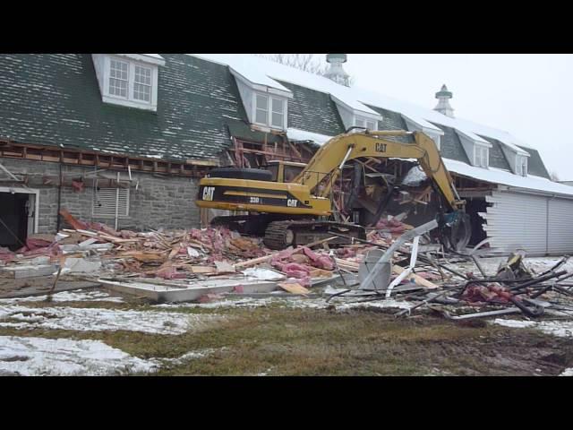 Avalong Dairy Barn Demolition York, Pa.