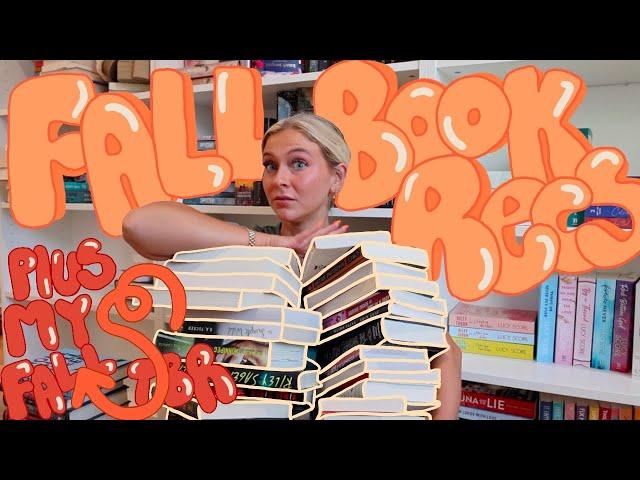 My Fall Book Recommendations and Fall TBR! *books you should be reading this fall*