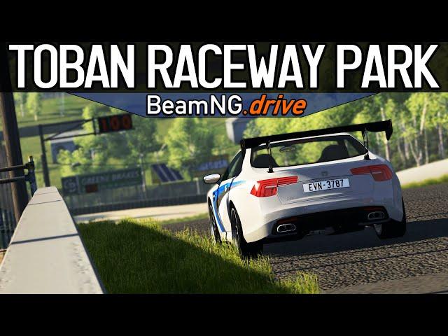 Toban Raceway in BeamNG.drive! | Trying Not to Spin on the Bumpy rFactor 2 Circuit