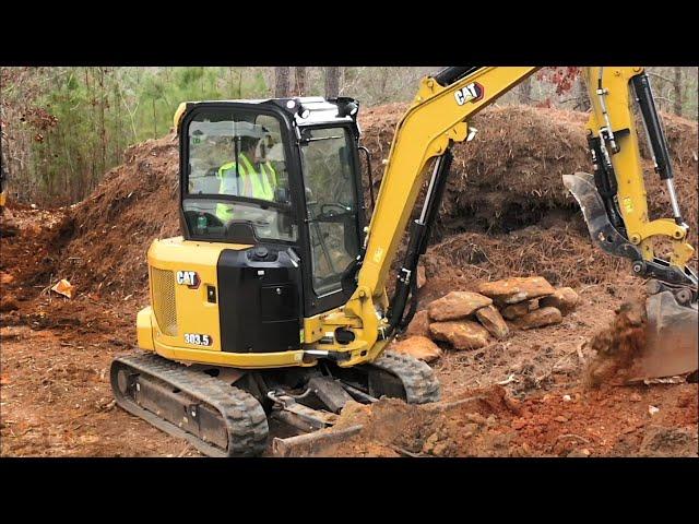 Cat® 303.5 CR Mini Excavator Customer Story – Sunshine Ridge, LLC (South Carolina, United States)