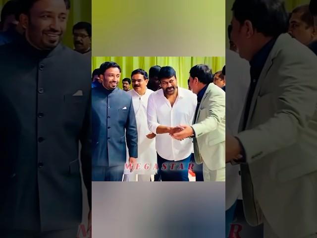 Megastar Chiranjeevi Garu at wedding Event #megastar #chiranjeevi #nadendlamanohar #telugucinema