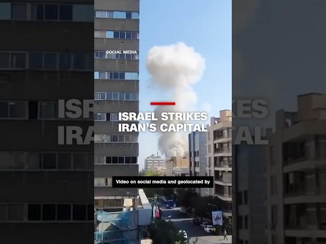 Israel strikes Iran’s capital