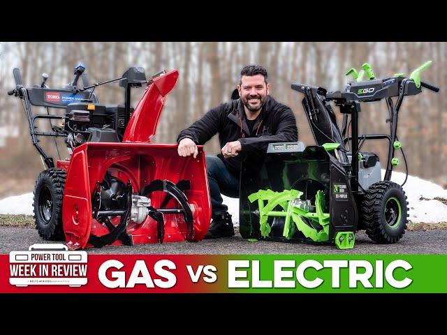 Electric Vs Gas Snow Blowers. EGO and TORO sent their best. Here's what happened.