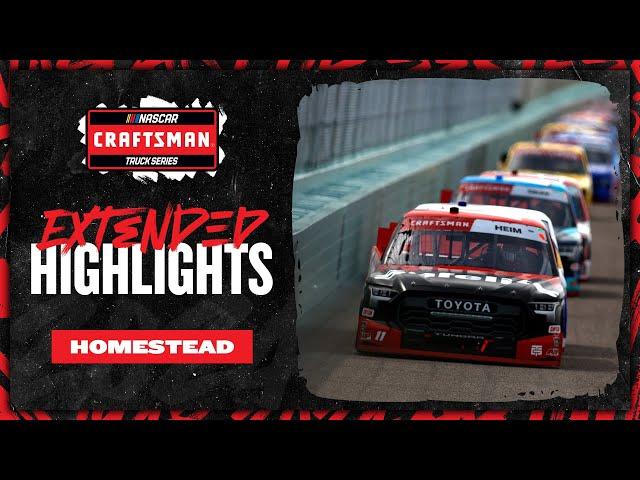 NASCAR Official Extended Highlights: Homestead-Miami brings the heat to the Craftsman Truck Series