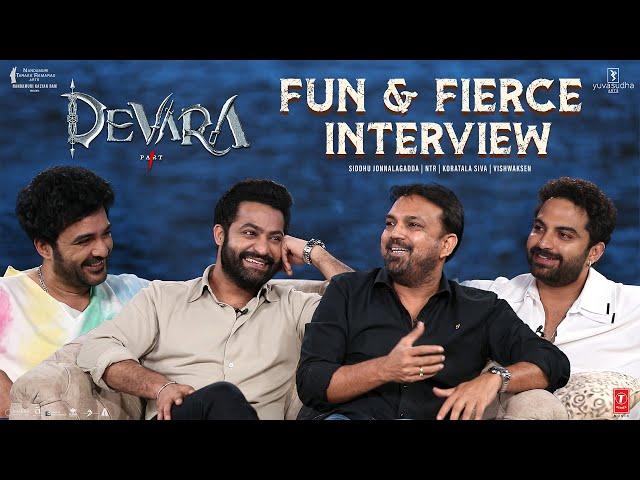 Fun & Fierce #Devara | NTR, Koratala Siva, Siddhu Jonnalagadda, Vishwaksen | Sep 27