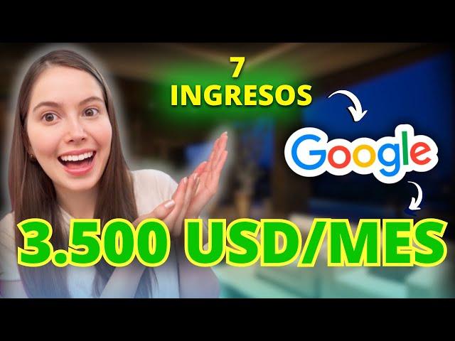  Gana $3500/mes con Google | Trabaja en línea desde casa | Gana dinero con Google