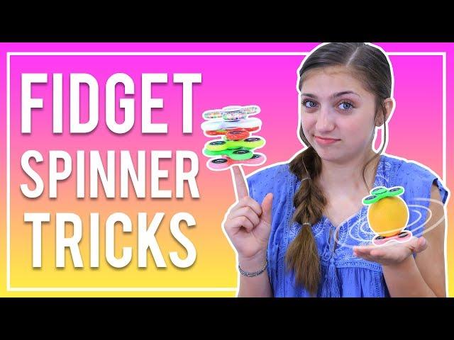 EASY FIDGET SPINNER TRICKS FOR BEGINNERS | Kamri Noel