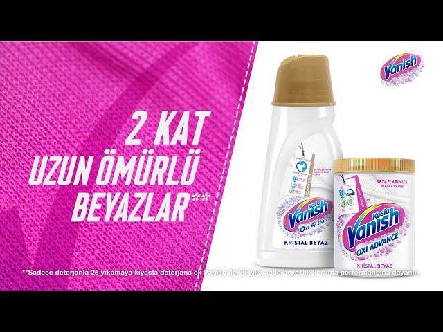 Vanish Kristal Beyaz ile 2 Kat Uzun Ömürlü Beyazlar*!