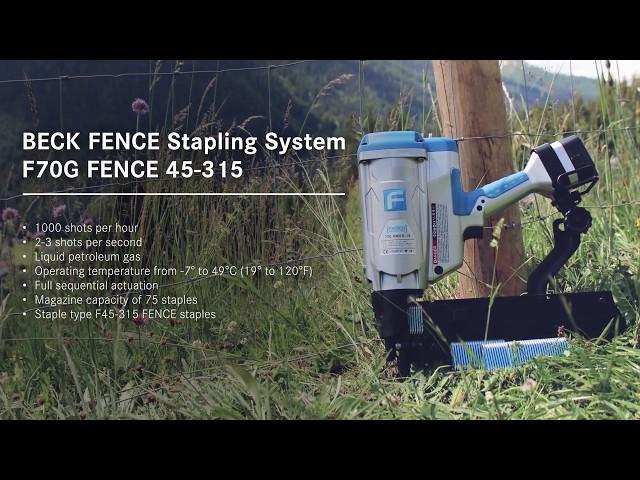 BECK FENCE Stapling System F70G FENCE  45-315