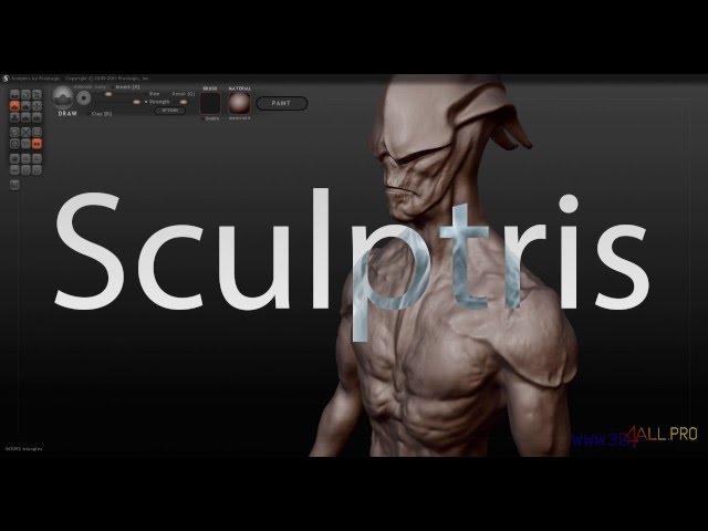 Sculptris - 02 - Обзор возможностей программы