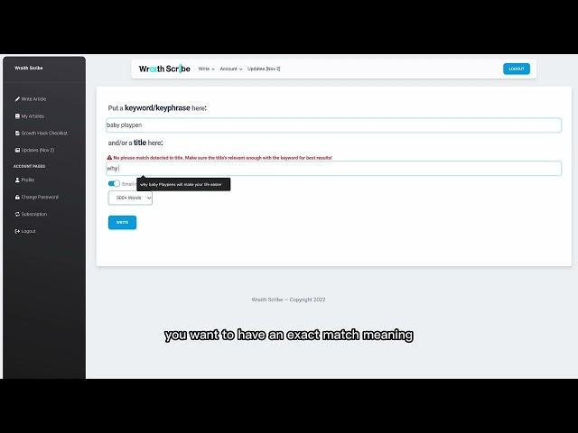 How To Use Our AI Blog Writer