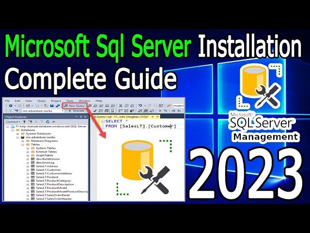 How to Install Microsoft SQL Server 2019 & SSMS on Windows 10/11 [ 2023 Update ] Complete guide