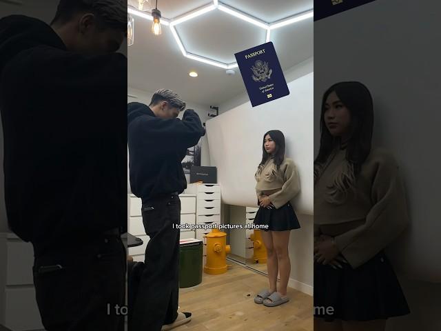 TAKING PASSPORT PHOTOS AT HOME ️