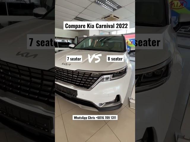 Which one would you pick? Compare Kia Carnival 2022 #shorts #car #viral