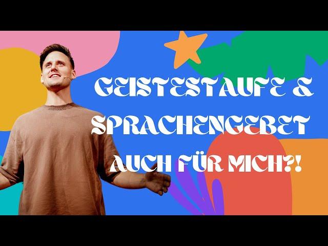 Was sagt die Bibel zu Geistestaufe & Sprachengebet? | David Rominger