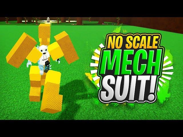 NO Scale Tool MECH SUIT!!! (Simple Tutorial!) - Build a Boat For Treasure ROBLOX