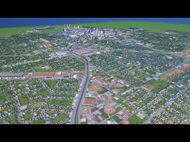 Atlanta Cities Skylines Progress 4 - Start of Suburban Sprawl & Atlantic Station