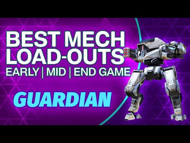 Best Mech Load-outs - Guardian | Best Weapons for Guardian Guide | Mech Arena