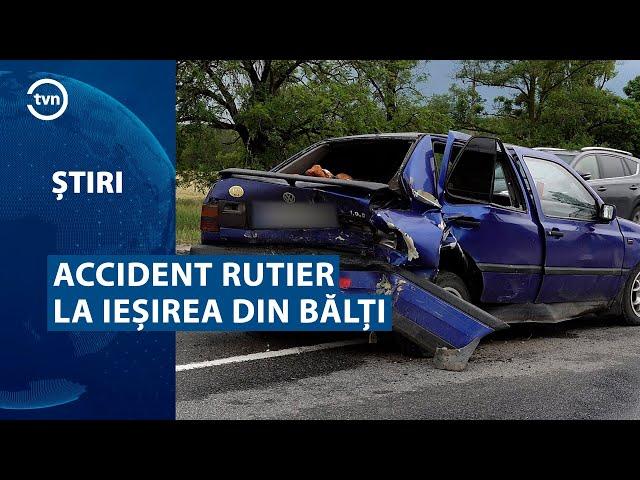 ACCIDENT RUTIER LA IEȘIREA DIN BĂLȚI