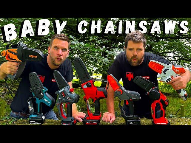 Mini CHAINSAW Hatchets - Milwaukee vs Makita vs STIHL vs Husqvarna vs ALKO vs Pellenc vs Yardforce