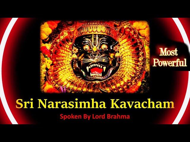 Narasimha Kavacham | MANTRA TO DESTROY NEGATIVE ENERGIES | Most Powerful Narasimha mantra