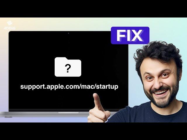 Fix support.apple.com/mac/startup - How to Fix Macbook Bootup to Question Mark 2024 [4 Ways]