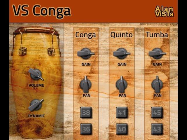 VS Conga - Free VST / AU Conga plugin