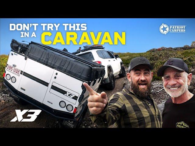 Don't Try this in a Caravan! Patriot Campers X3 - Tasmania Trip Review