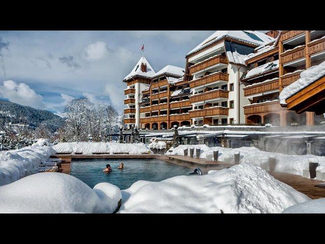 ALPINA GSTAAD, ultra-luxury hotel in the Swiss Alps (winter wonderland)