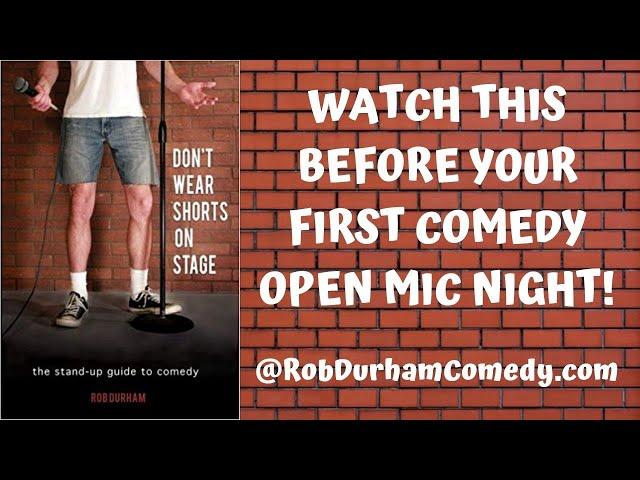 Stand-up Advice: Watch this before your first open mic! #shorts #comedyadvice #standupadvice