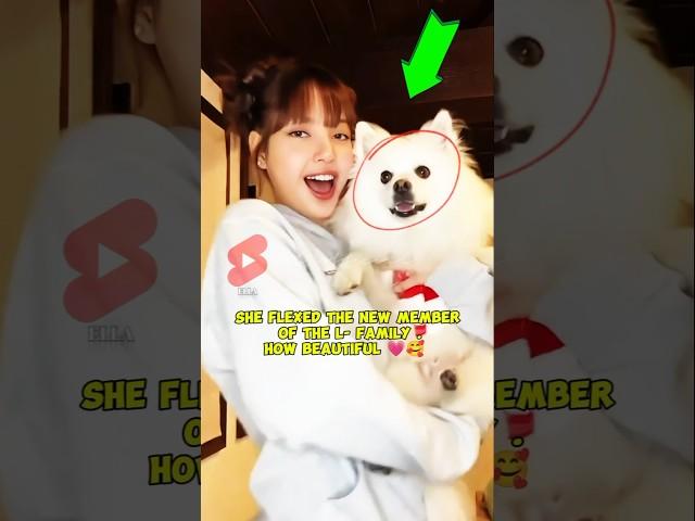 Lisa with Kobe the new L- family Christmas video  #lisa #lisamanoban #lalisa