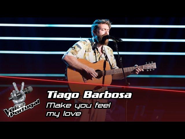 Tiago Barbosa  - "Make you feel my love" | Prova Cega | The Voice Portugal