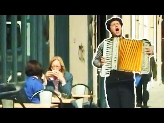 Awful Accordion Player Prank | Trigger Happy TV