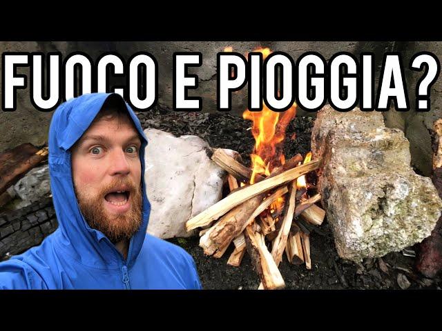 Si può fare! - Come accendere il fuoco con legna bagnata