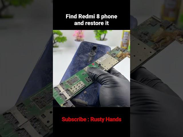 Look for cell phone in landsfill || find redmi 8 phone and restore it. #restoration #restore #redmi