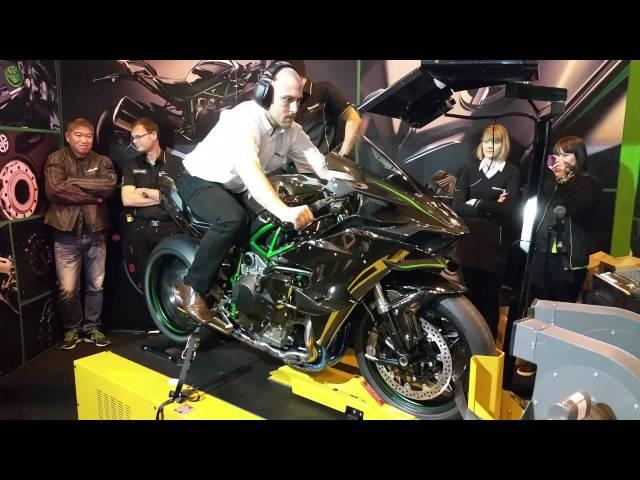 Kawasaki H2R 326BHP Power Run 4K