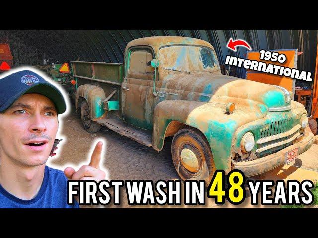 I Found a International Farm Truck Parked for Decades in a Barn & Detailed It