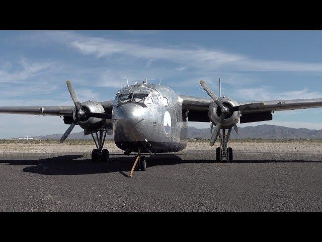 Fairchild C-119 Flying Boxcar from the movie Flight Of The Phoenix | in 4K