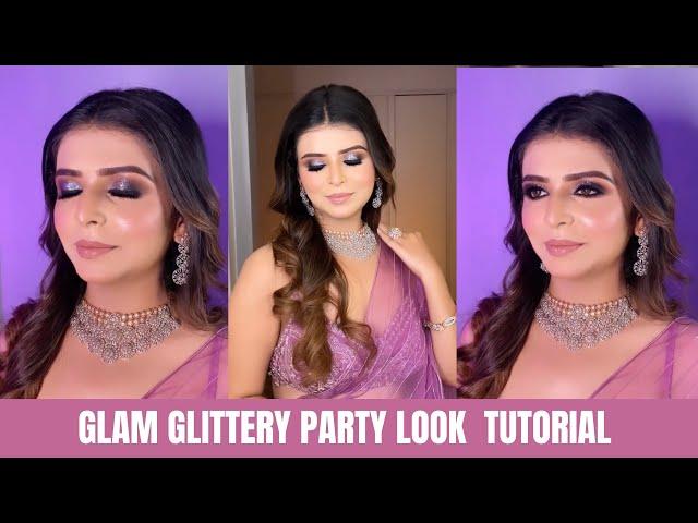 Glam glittery party look tutorial by himanshu gupta