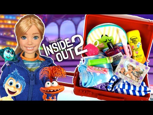 Barbie Inside Out 2 Doll Riley Packing for Vacation